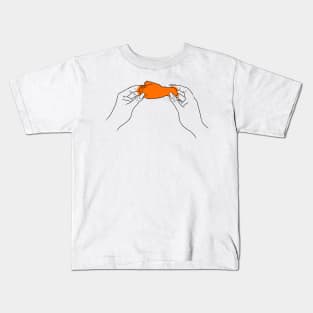 Hot Wings Hot Hands - Team Drums Kids T-Shirt